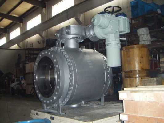 Soft Seat 16 Inch 600LB Trunnion Mounted Ball Valve