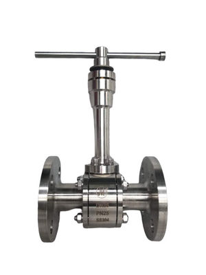 Flange Connection DN10 Cryogenic Ball Valve For LAr2