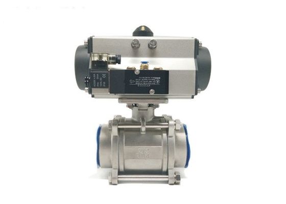 Double Acting Screw Thread Pneumatic Actuated Ball Valve
