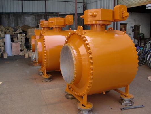 Good price API607 Double Block Bleed Ball Valve , WCB Side Entry Ball Valve online