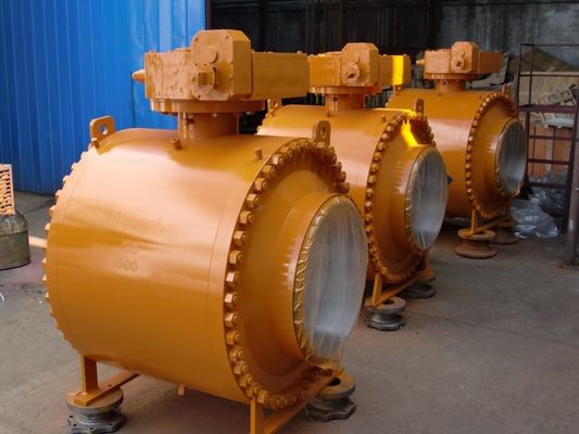 Good price BW Ends PTFE Seat 300LB Trunnion Mounted Ball Valve online