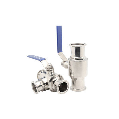 Good price Double Action Tri Clamp 8 Bar Hygienic Ball Valve online