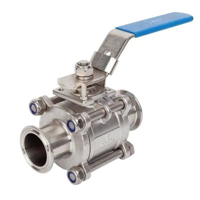 Good price Manual Type Clamp Ball Valve , Sanitary 3pc Ball Valve online