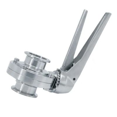 Good price Sanitary SS 316L DN250 Tri Clamp Hygienic Butterfly Valve online