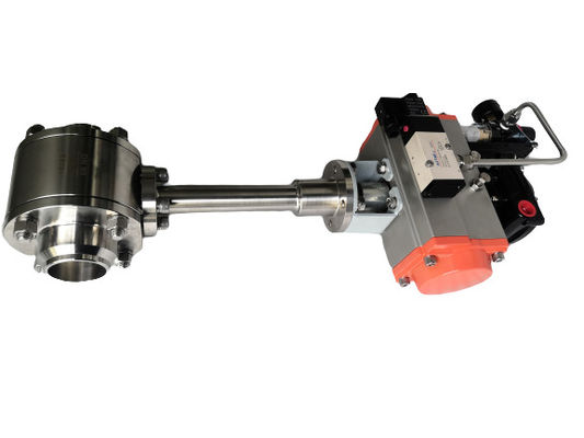 Good price PN40 Cryogenic SS304 Pneumatic Actuated Ball Valve online