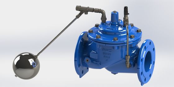 SS304 Pilot Water Level Float Valve , EPOXY Coated Float Level Control ...
