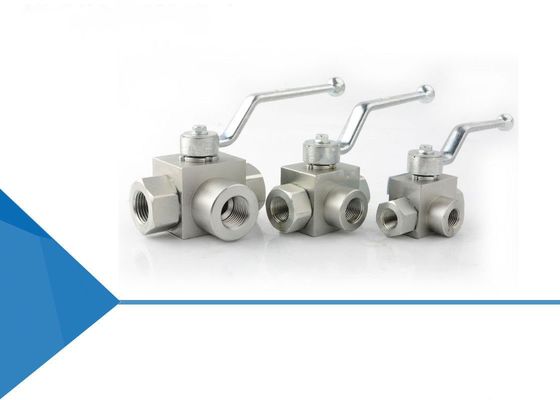 Good price 31.5MPa Male Thread 3 Way Hydraulic Ball Valve online